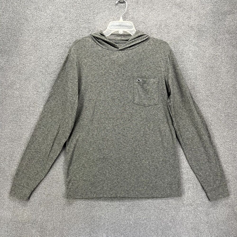 Vineyard‎ Vines Tee Mens Small Gray Edgartown Hooded pocket T Shirt